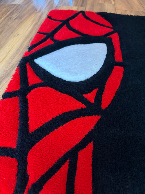 Spiderman Half face rug